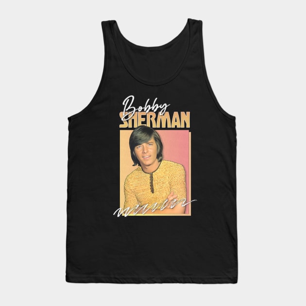 Bobby Sherman // Retro 1970s Aesthetic Fan Design Tank Top by DankFutura